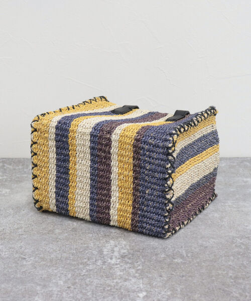 POMTATA（ポンタタ）の「【POMTATA/ポンタタ】STR TOTE M（かごバッグ・レディース・パープル系その他4/グリーン系その他3・FREE）」の10枚目の写真