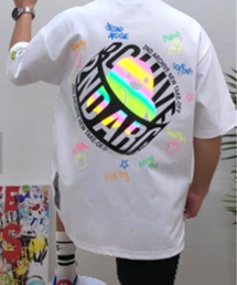 FUNALIVE（ファンアライブ）の「2ND ARCHIVE フラッシュ発光おばけモチーフ半袖Ｔシャツ（Tシャツ/カットソー・メンズ）」
