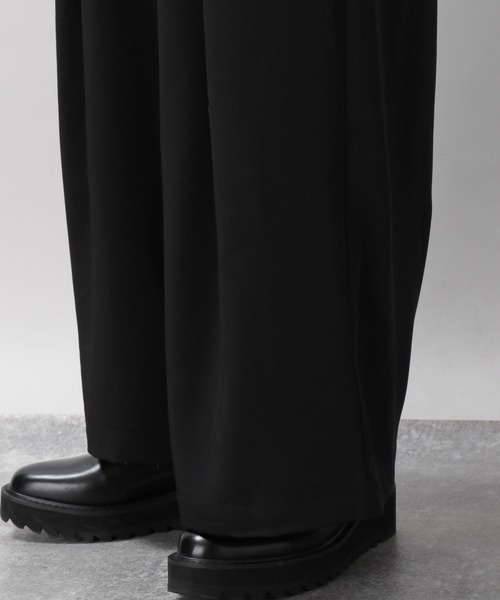 RAGEBLUE（レイジブルー）の「【WEB限定】Luxury + easy/ super wide flare slacks pants/ラグイージー/スーパーワイドフレアスラックスパンツ（スラックス・メンズ・ブラック/ライトグレー/ブラウン/ダークグレー・SMALL/MEDIUM/LARGE）」の10枚目の写真