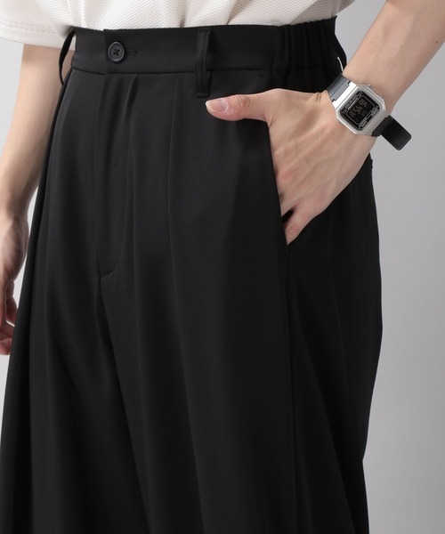 RAGEBLUE（レイジブルー）の「【WEB限定】Luxury + easy/ super wide flare slacks pants/ラグイージー/スーパーワイドフレアスラックスパンツ（スラックス・メンズ・ブラック/ライトグレー/ブラウン/ダークグレー・SMALL/MEDIUM/LARGE）」の12枚目の写真