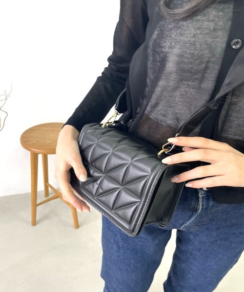United store(ユナイテッドストア)の「マルチwayキルティングワイドショルダーバッグ(ショルダーバッグ・レディース・ライトブルー/ブラック/アイボリー/ベージュ・FREE)」の9枚目の写真