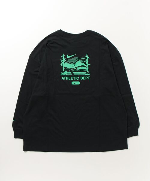NIKE(ナイキ)の「ナイキ NIKE ナイキ NSW NCPS L/S トップ(Tシャツ/カットソー・レディース・ブラック/オフホワイト/クリーム・L/S/M/XL)」の14枚目の写真