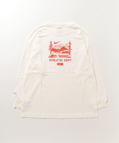 NIKE(ナイキ)の「ナイキ NIKE ナイキ NSW NCPS L/S トップ(Tシャツ/カットソー・レディース・ブラック/オフホワイト/クリーム・L/S/M/XL)」の10枚目の写真