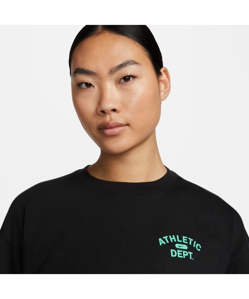 NIKE(ナイキ)の「ナイキ NIKE ナイキ NSW NCPS L/S トップ(Tシャツ/カットソー・レディース・ブラック/オフホワイト/クリーム・L/S/M/XL)」の4枚目の写真