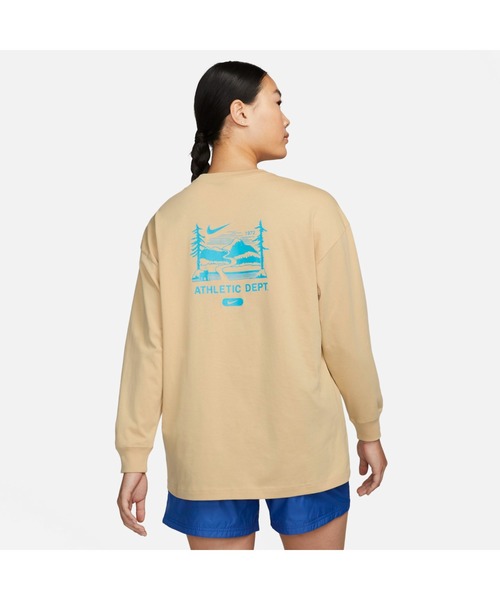 NIKE(ナイキ)の「ナイキ NIKE ナイキ NSW NCPS L/S トップ(Tシャツ/カットソー・レディース・ブラック/オフホワイト/クリーム・L/S/M/XL)」の18枚目の写真