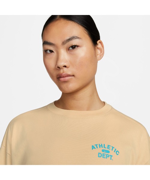 NIKE(ナイキ)の「ナイキ NIKE ナイキ NSW NCPS L/S トップ(Tシャツ/カットソー・レディース・ブラック/オフホワイト/クリーム・L/S/M/XL)」の5枚目の写真