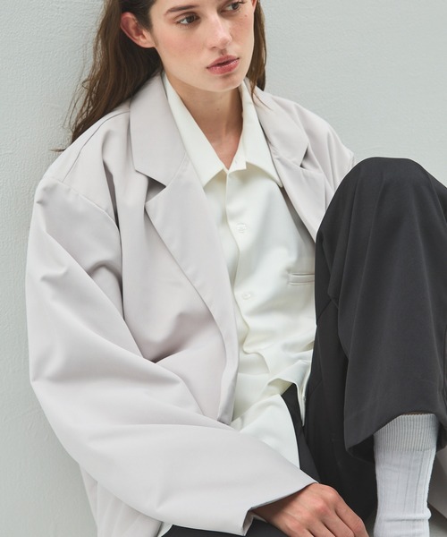 cussil(クシル)の「【cussil/クシル】ドレスツイル ワイドスリーブダブルテーラードジャケット(テーラードジャケット・メンズ・チャコールグレー/ブラック/オフホワイト・S/M/L)」の21枚目の写真