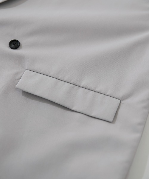 cussil(クシル)の「【cussil/クシル】ドレスツイル ワイドスリーブダブルテーラードジャケット(テーラードジャケット・メンズ・チャコールグレー/ブラック/オフホワイト・S/M/L)」の9枚目の写真