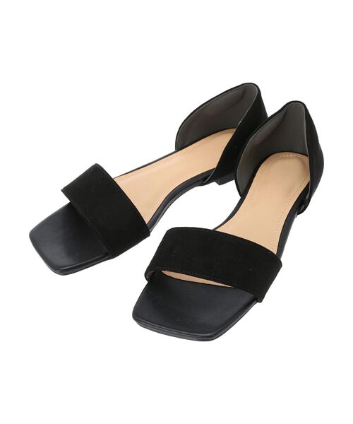 AMERICAN HOLIC(アメリカンホリック)の「オープントゥセパレートサンダル(サンダル・レディース・ブラック/ベージュ・S/M/L)」の8枚目の写真