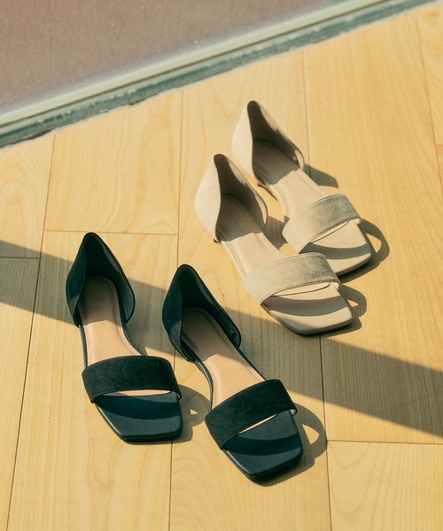 AMERICAN HOLIC(アメリカンホリック)の「オープントゥセパレートサンダル(サンダル・レディース・ブラック/ベージュ・S/M/L)」の6枚目の写真