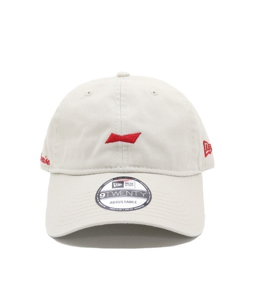 NEW ERA(ニューエラ)の「【NEW ERA】9TWENTY Budweiser バドワイザー ボウタイロゴ(キャップ・メンズ・ベージュ系その他/ダークグリーン/ブラック/ストーン・FREE)」の15枚目の写真