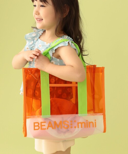 BEAMS mini（ビームスミニ）の「BEAMS mini / カラー PVC トートバッグ 23SS（トートバッグ・キッズ・オレンジ/ラベンダー/ブルー・FREE）」の13枚目の写真