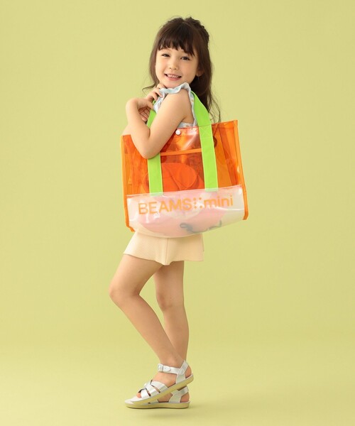 BEAMS mini（ビームスミニ）の「BEAMS mini / カラー PVC トートバッグ 23SS（トートバッグ・キッズ・オレンジ/ラベンダー/ブルー・FREE）」の14枚目の写真