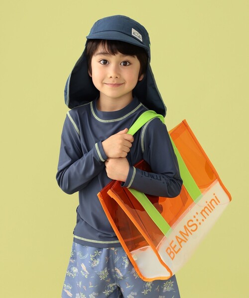 BEAMS mini（ビームスミニ）の「BEAMS mini / カラー PVC トートバッグ 23SS（トートバッグ・キッズ・オレンジ/ラベンダー/ブルー・FREE）」の5枚目の写真