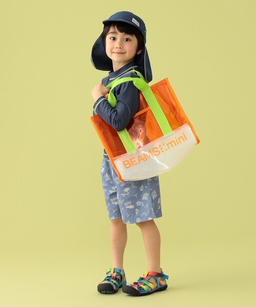 BEAMS mini（ビームスミニ）の「BEAMS mini / カラー PVC トートバッグ 23SS（トートバッグ・キッズ・オレンジ/ラベンダー/ブルー・FREE）」の6枚目の写真