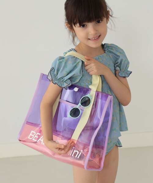 BEAMS mini（ビームスミニ）の「BEAMS mini / カラー PVC トートバッグ 23SS（トートバッグ・キッズ・オレンジ/ラベンダー/ブルー・FREE）」の11枚目の写真