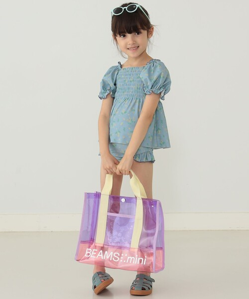 BEAMS mini（ビームスミニ）の「BEAMS mini / カラー PVC トートバッグ 23SS（トートバッグ・キッズ・オレンジ/ラベンダー/ブルー・FREE）」の12枚目の写真