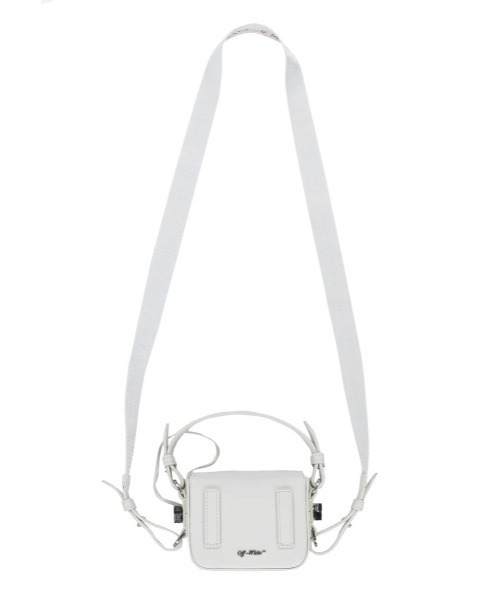 off white（オフホワイト）の「DIAG BABY FLAP BAG（ショルダーバッグ・レディース・ホワイト・ONE SIZE）」の6枚目の写真