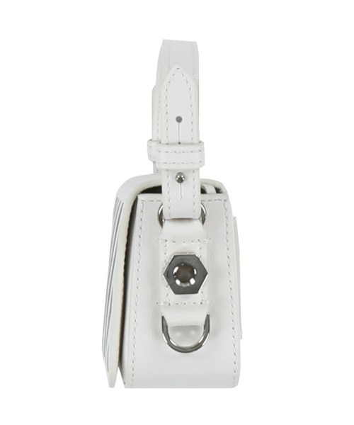 off white（オフホワイト）の「DIAG BABY FLAP BAG（ショルダーバッグ・レディース・ホワイト・ONE SIZE）」の9枚目の写真