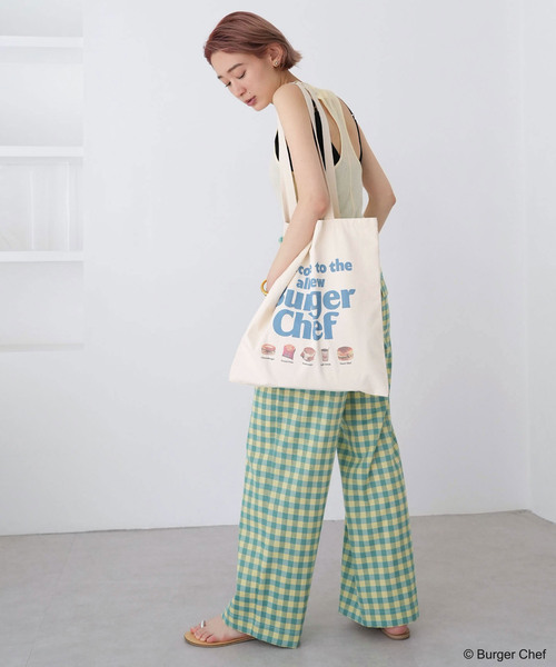 SLOBE citron.（スローブシトロン）の「SLOBE citron. Burger Chef TOTE BAG（トートバッグ・レディース・イエロー/アイボリー・FREE）」の19枚目の写真