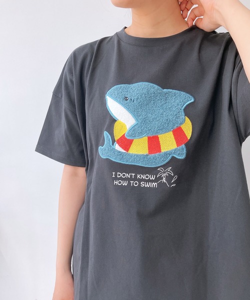 AS KNOW AS plus（アズノゥアズプラス）の「〇ふわふわアニマルTシャツ（Tシャツ/カットソー・レディース・ホワイト系2/ブラック系2/ベージュ系2/ネイビー系2/ブラック系3/ブルー系3/ホワイト系3/ベージュ系3/ホワイト系4/ブラック系4/ブルー系4/ラベンダー/ブラック系5/アイボリー系5/ホワイト系5/ブルー系5/アイボリー系6/ブルー系6/ホワイト系6/ブラック系6/ブラック系7/ブルー系7/ホワイト系7/グリーン系7/ブルー系8/ネイビー系8/ブラック系8/ホワイト系8/ホワイト系9/ブラック系9/ブルー系9/アイボリー系9/ネイビー系/ブラック系/ブルー系/ホワイト系・FREE）」の15枚目の写真