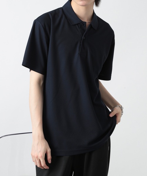 United Athle（ユナイテッドアスレ）の「【United Athle】seed stitch polo-shirt / シードステッチ 鹿の子 ポロシャツ UVカット ゴルフ ウォーキング 2020（ポロシャツ・メンズ・アイボリー/チャコールグレー/レッド/グリーン/ホワイト/イエロー/オリーブ/サンドベージュ/ブラック/ネイビー/ベビーピンク/ライトグレー/インディゴブルー/ダークグレー/コバルトブルー/バーガンディー/ライトブルー/ターコイズブルー・L/M/XL/S）」の22枚目の写真