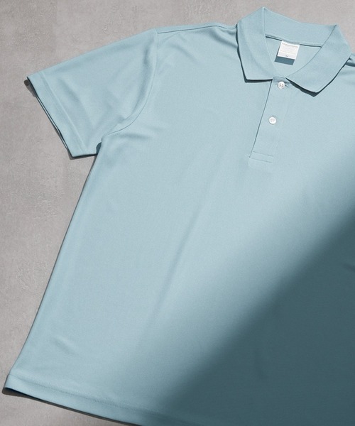 United Athle（ユナイテッドアスレ）の「【United Athle】seed stitch polo-shirt / シードステッチ 鹿の子 ポロシャツ UVカット ゴルフ ウォーキング 2020（ポロシャツ・メンズ・アイボリー/チャコールグレー/レッド/グリーン/ホワイト/イエロー/オリーブ/サンドベージュ/ブラック/ネイビー/ベビーピンク/ライトグレー/インディゴブルー/ダークグレー/コバルトブルー/バーガンディー/ライトブルー/ターコイズブルー・L/M/XL/S）」の21枚目の写真