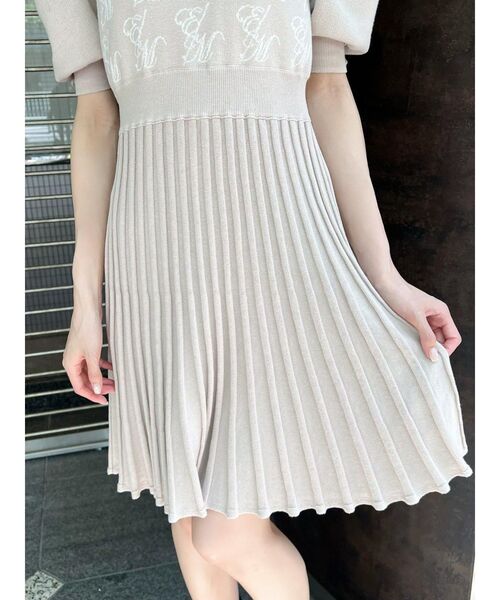 EATME（イートミー）の「EMロゴニットワンピース（ワンピース）」 - WEAR 