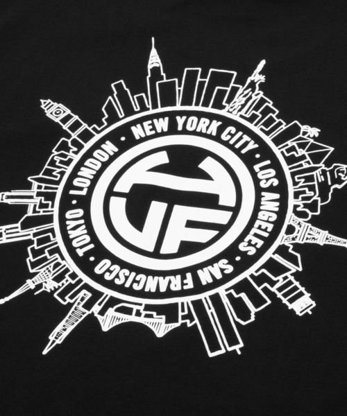 HUF(ハフ)の「INTERNATIONALLY KNOWN TEE / HUF Tシャツ(Tシャツ/カットソー・メンズ・ブラック/ホワイト/アッシュグレー・SMALL/MEDIUM/LARGE/X-LARGE/XX-LARGE)」の9枚目の写真