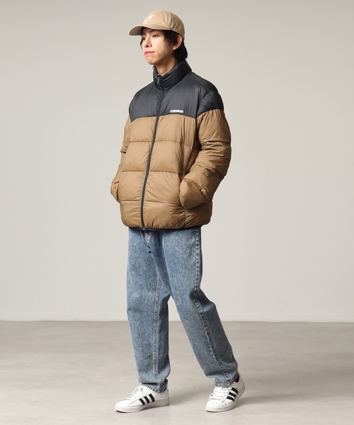 CONVERSE（コンバース）の「【CONVERSE/コンバース】サステナブル 切り替え ファイバーダウンブルゾン（ダウンジャケット/コート・メンズ・ベージュ/ブラウン/ブラック/カーキ/ブルー/ライトグレー・LL/M/L）」の17枚目の写真