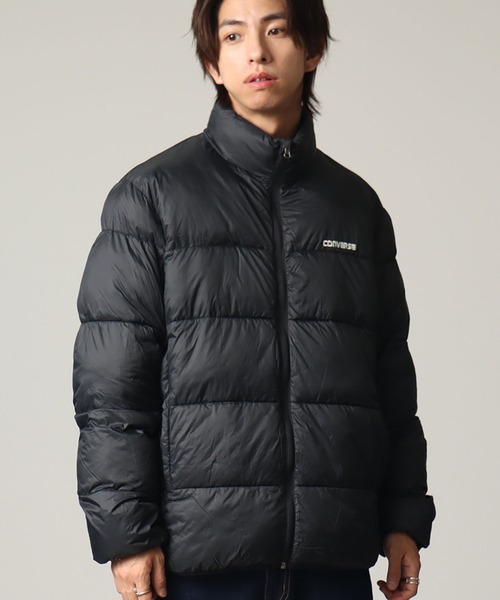 CONVERSE（コンバース）の「【CONVERSE/コンバース】サステナブル 切り替え ファイバーダウンブルゾン（ダウンジャケット/コート・メンズ・ベージュ/ブラウン/ブラック/カーキ/ブルー/ライトグレー・LL/M/L）」の15枚目の写真