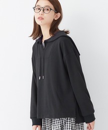 裏毛スキッパーセーラー衿プルオーバー