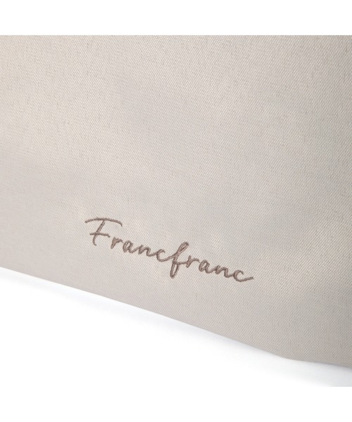 Francfranc（フランフラン）の「ロゴトート フリル グレー（トートバッグ・レディース・グレー・FREE）」の4枚目の写真