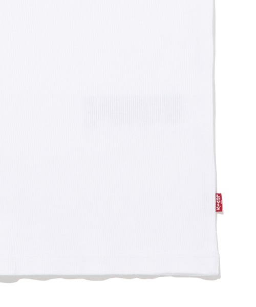 Levi's(リーバイス)の「Levi's/リーバイス クラシックフィット リブタンク ホワイト(タンクトップ・レディース・ナチュラル・XS/S/M)」の13枚目の写真