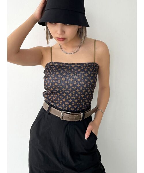 EMODA（エモダ）の「スクエアバックルベルト（ベルト・レディース・ブラウン/ブラック・FREE）」の13枚目の写真