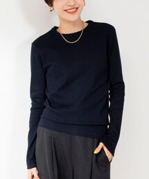 ◇【WEB限定】コンパクトベアテレコクルーネックロンT