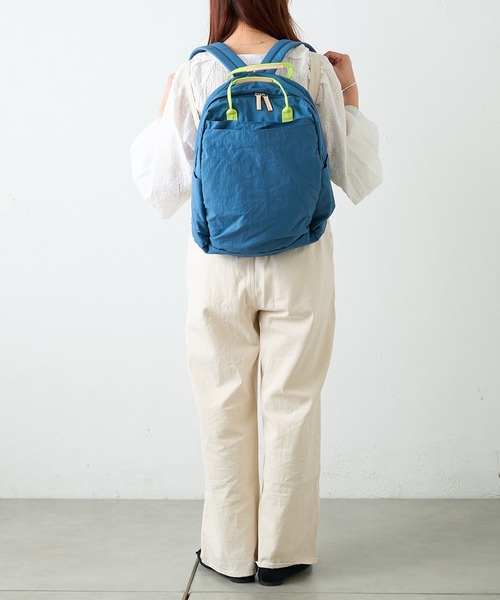 EARTH MADE（アースメイド）の「12POCKET INSIDE PRINT RUCK（バックパック/リュック・レディース・ベージュ/グレー/ライトベージュ/ブルー/カーキ/ブラック/ブルー系その他/ライトグレー・フリー/0）」の10枚目の写真