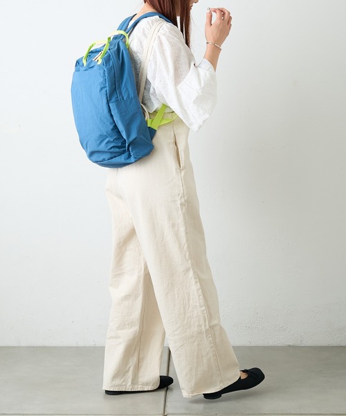 EARTH MADE（アースメイド）の「12POCKET INSIDE PRINT RUCK（バックパック/リュック・レディース・ベージュ/グレー/ライトベージュ/ブルー/カーキ/ブラック/ブルー系その他/ライトグレー・フリー/0）」の12枚目の写真