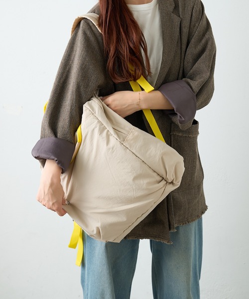 EARTH MADE（アースメイド）の「12POCKET INSIDE PRINT RUCK（バックパック/リュック・レディース・ベージュ/グレー/ライトベージュ/ブルー/カーキ/ブラック/ブルー系その他/ライトグレー・フリー/0）」の22枚目の写真