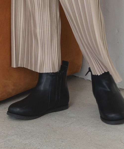 pairmanon（ペアマノン）の「フェイクレザー サイドゴアブーツ（ブーツ・キッズ・ブラック/モカ・14/15 /17/22/18/21/20/13/16/19）」の6枚目の写真