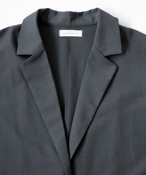 antiqua(アンティカ)の「シンプルジャケット(テーラードジャケット・レディース・グレー/ブラック・FREE)」の18枚目の写真