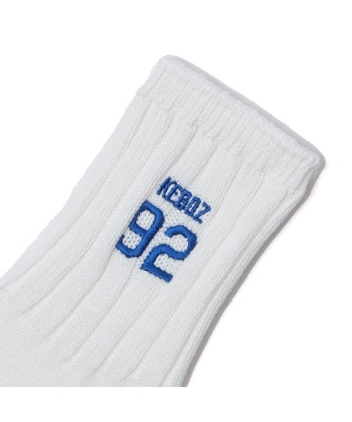 KEBOZ(ケボズ)の「92 SOCKS(ソックス/靴下・メンズ・オレンジ/ホワイト/ブルー/グリーン/ブラック/グレー/イエロー・LARGE/MEDIUM)」の8枚目の写真