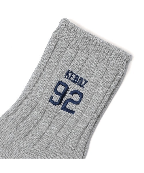 KEBOZ(ケボズ)の「92 SOCKS(ソックス/靴下・メンズ・オレンジ/ホワイト/ブルー/グリーン/ブラック/グレー/イエロー・LARGE/MEDIUM)」の10枚目の写真