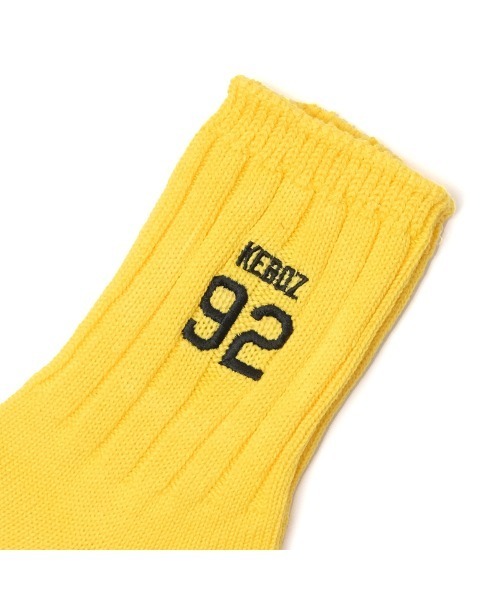 KEBOZ(ケボズ)の「92 SOCKS(ソックス/靴下・メンズ・オレンジ/ホワイト/ブルー/グリーン/ブラック/グレー/イエロー・LARGE/MEDIUM)」の13枚目の写真