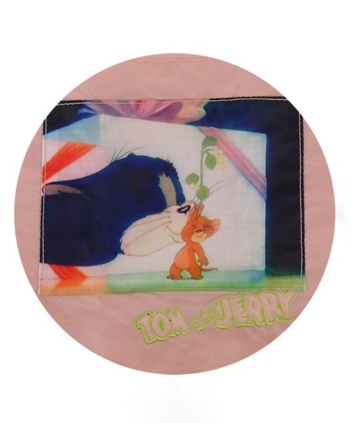FLAPPER(フラッパー)の「FLAPPER★ フラッパー:TOM & JERRY トムとジェリー フィルム エコバッグ(トートバッグ・レディース・ライトブルー/ライトピンク・FREE)」の4枚目の写真