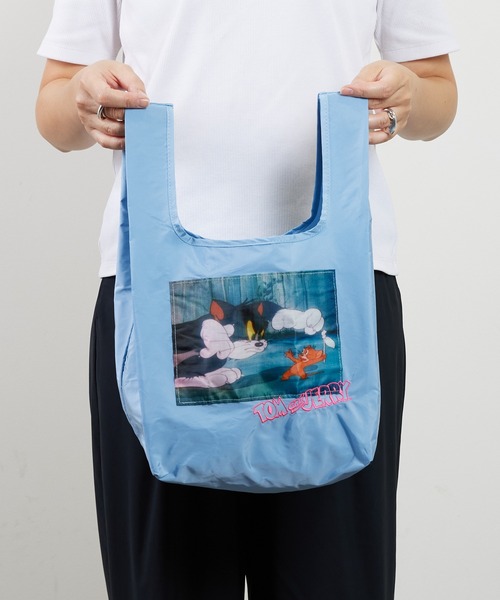 FLAPPER(フラッパー)の「FLAPPER★ フラッパー:TOM & JERRY トムとジェリー フィルム エコバッグ(トートバッグ・レディース・ライトブルー/ライトピンク・FREE)」の20枚目の写真