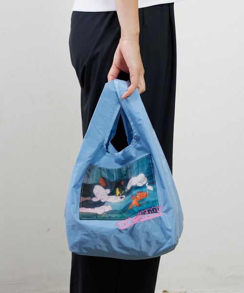 FLAPPER(フラッパー)の「FLAPPER★ フラッパー:TOM & JERRY トムとジェリー フィルム エコバッグ(トートバッグ・レディース・ライトブルー/ライトピンク・FREE)」の21枚目の写真