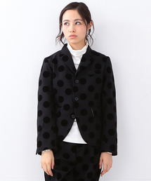 BEAMS BOY | BEAMS BOY / フロッキープリント DOT 3ボタン ジャケット(テーラードジャケット)