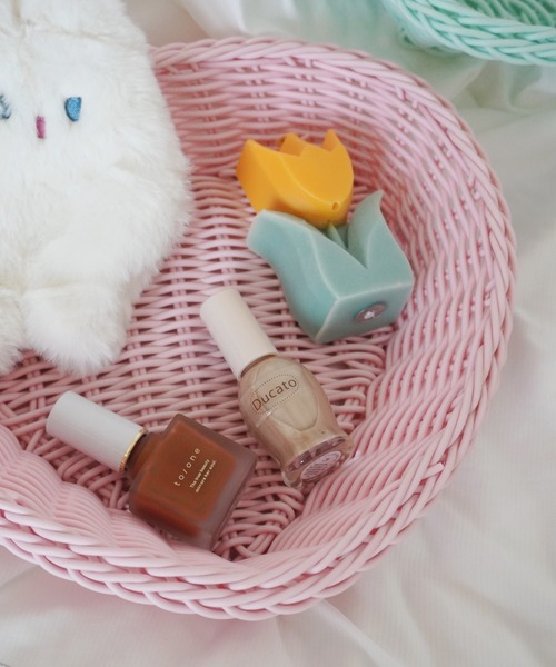 Port(ポート)の「パステルカラー ハート バケット / 収納 トレイ カゴ #_(収納グッズ・レディース・ピンク/グリーン/パープル・FREE)」の11枚目の写真