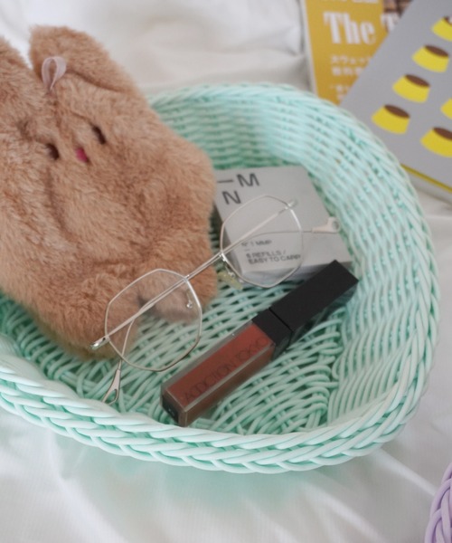 Port(ポート)の「パステルカラー ハート バケット / 収納 トレイ カゴ #_(収納グッズ・レディース・ピンク/グリーン/パープル・FREE)」の5枚目の写真